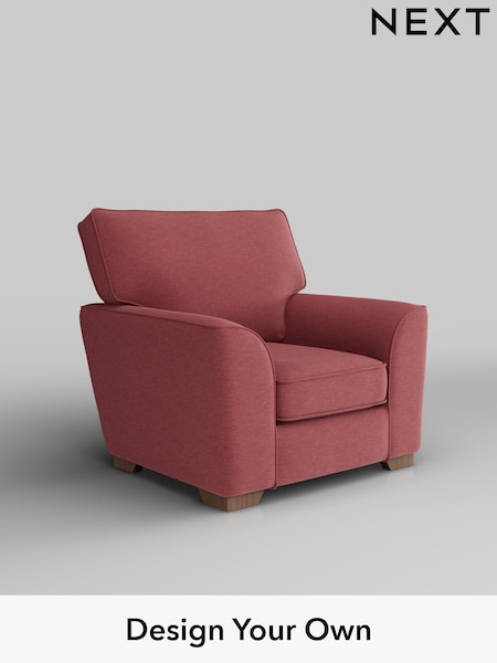 Fine Chenille Easy Clean/Mid Pink Stamford Grand Relaxed Sit (H35510) | £799