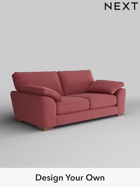 Fine Chenille Easy Clean/Mid Pink Stamford Grand Relaxed Sit (H35510) | £1,725