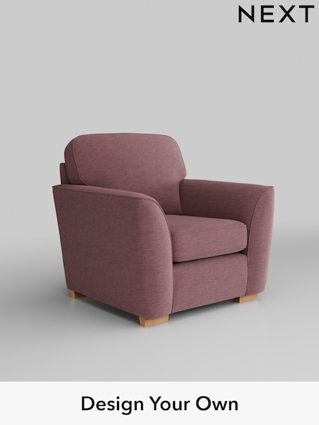 Fine Chenille Easy Clean/Mid Mulberry Purple Malvern (H35521) | £625