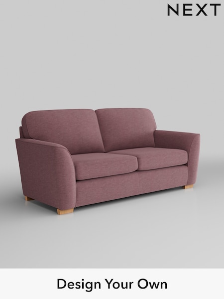 Fine Chenille Easy Clean/Mid Mulberry Purple Malvern (H35521) | £1,075