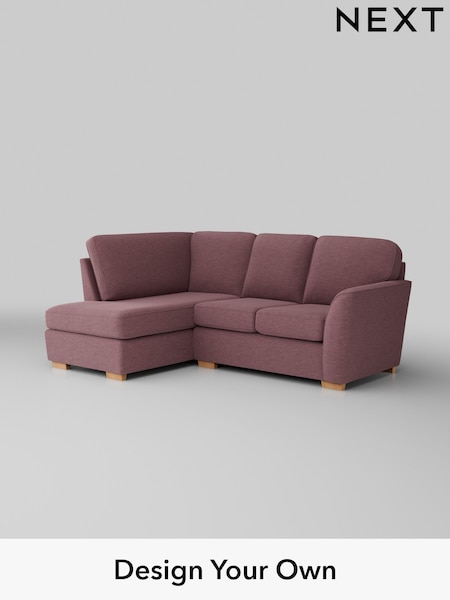 Fine Chenille Easy Clean/Mid Mulberry Purple Malvern (H35521) | £1,350