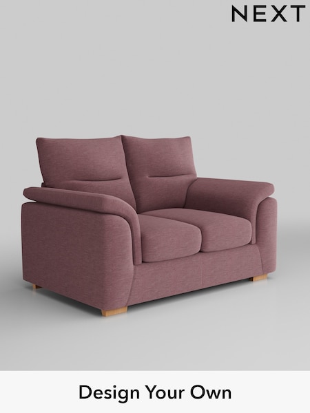 Fine Chenille Easy Clean/Mid Mulberry Purple Hayden Highback (H35524) | £1,025