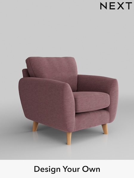 Fine Chenille Easy Clean/Mid Mulberry Purple Wilson (H35525) | £550