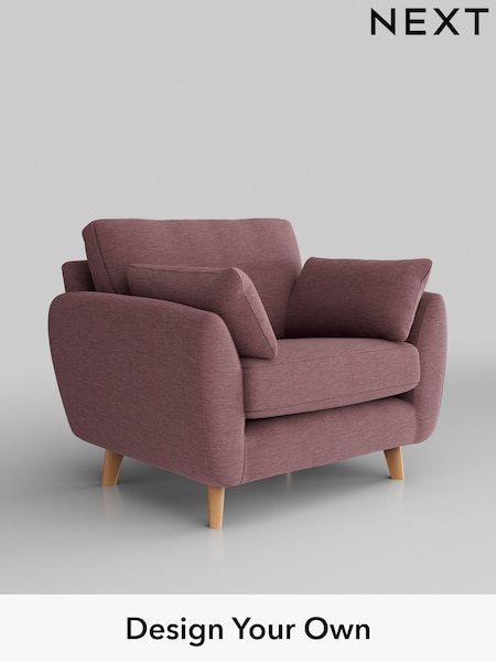 Fine Chenille Easy Clean/Mid Mulberry Purple Wilson (H35525) | £650