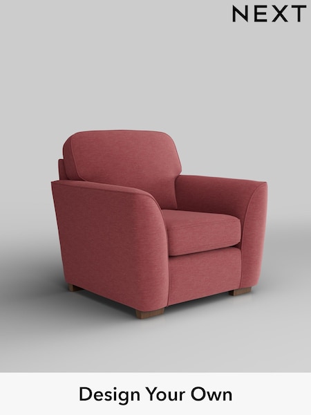 Fine Chenille Easy Clean/Mid Pink Malvern (H35527) | £625
