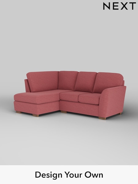 Fine Chenille Easy Clean/Mid Pink Malvern (H35527) | £1,350
