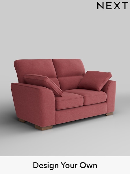 Fine Chenille Easy Clean/Mid Pink Stamford Highback (H35528) | £1,099