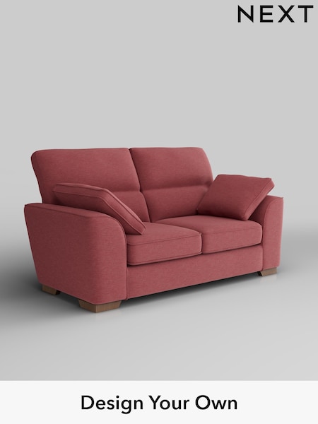 Fine Chenille Easy Clean/Mid Pink Stamford Highback (H35528) | £1,199