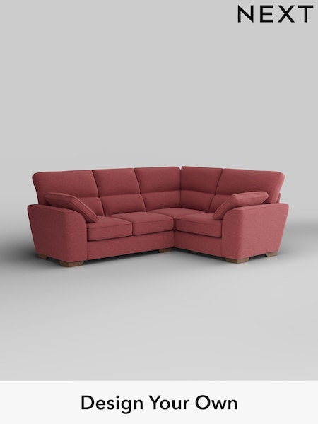Fine Chenille Easy Clean/Mid Pink Stamford Highback (H35528) | £2,150