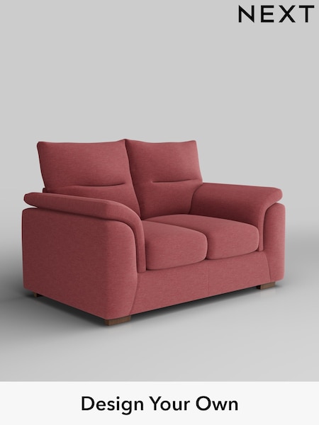 Fine Chenille Easy Clean/Mid Pink Hayden Highback (H35531) | £1,025