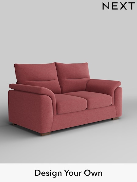 Fine Chenille Easy Clean/Mid Pink Hayden Highback (H35531) | £1,125