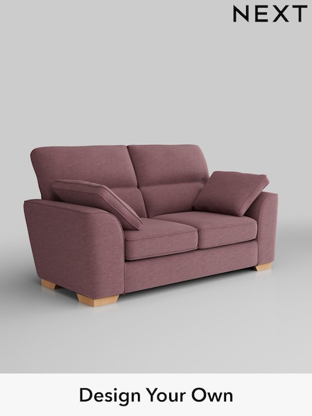Fine Chenille Easy Clean/Mid Mulberry Purple Stamford Highback (H35536) | £1,199