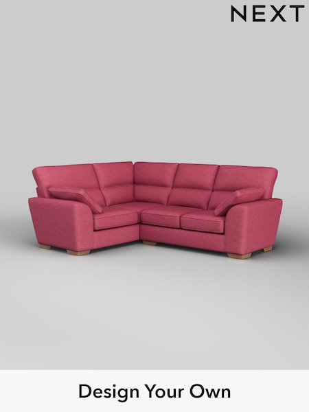 Fine Chenille Easy Clean/Mid Raspberry Pink Stamford Highback (H35550) | £2,150