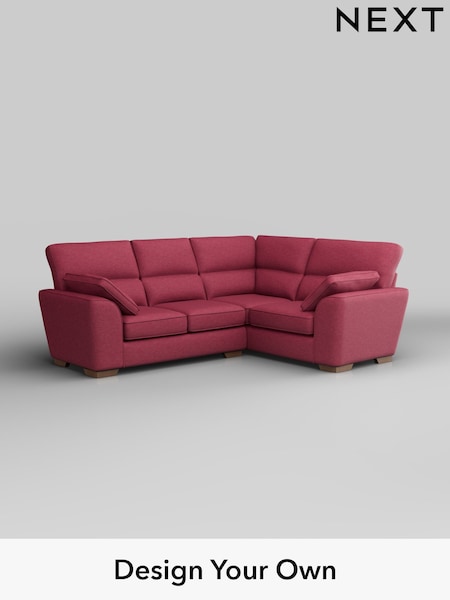 Fine Chenille Easy Clean/Mid Raspberry Pink Stamford Highback (H35550) | £2,150