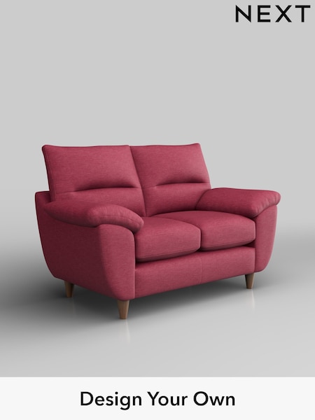 Fine Chenille Easy Clean/Mid Raspberry Pink Elliot Highback (H35553) | £975