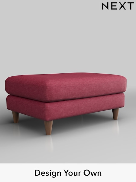 Fine Chenille Easy Clean/Mid Raspberry Pink Hartley Highback Relaxed Sit (H35556) | £425