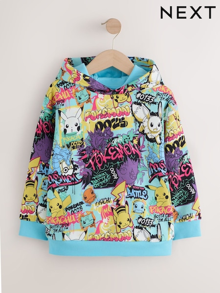 Multicolour Pokemon Graphic Hoodie (4-16yrs) (H35561) | £26 - £34