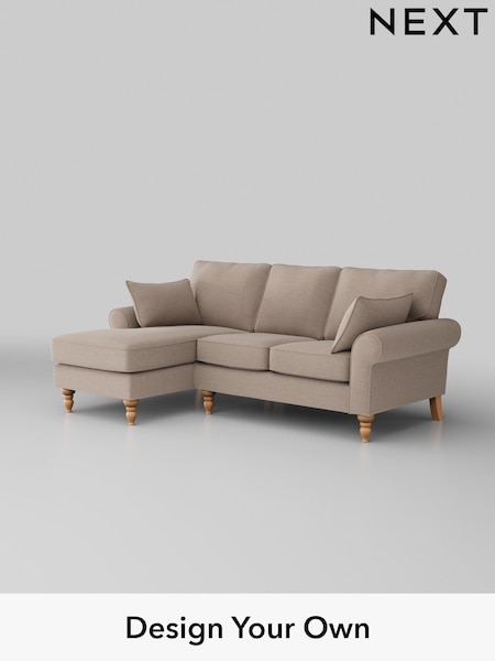 Fine Chenille Easy Clean/Mid Taupe Brown Mallory (H35567) | £1,475
