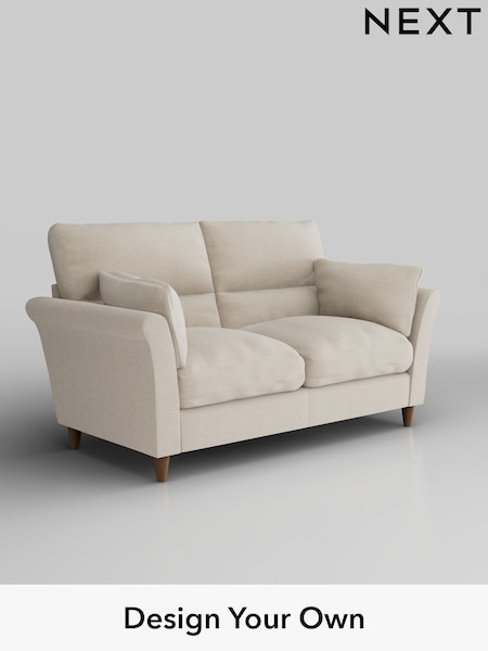 Fine Chenille Easy Clean/Oyster Hartley Highback Relaxed Sit (H35573) | £1,225