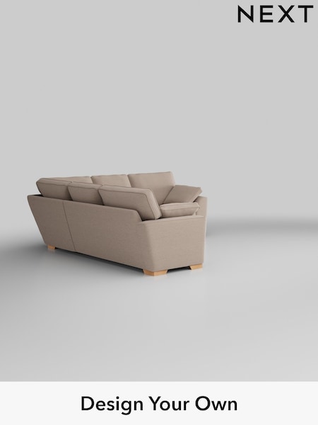 Fine Chenille Easy Clean/Mid Taupe Brown Stamford (H35574) | £2,350