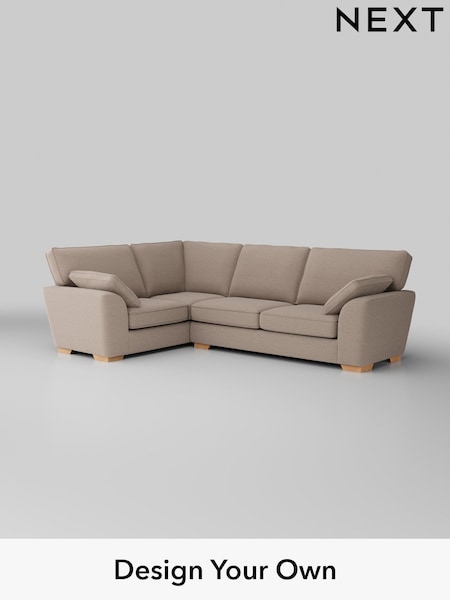 Fine Chenille Easy Clean/Mid Taupe Brown Stamford (H35574) | £2,075