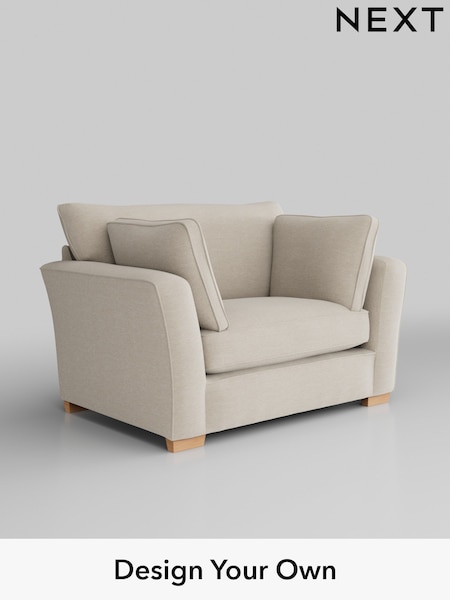 Fine Chenille Easy Clean/Oyster Heath Highback (H35580) | £850