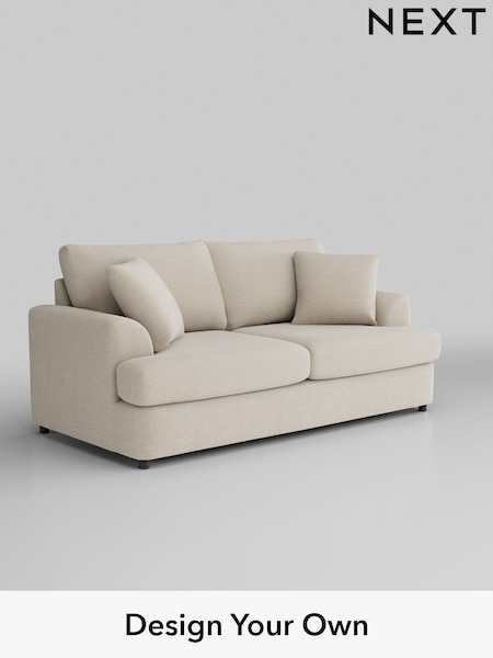 Fine Chenille Easy Clean/Oyster Parker Platform (H35581) | £1,275