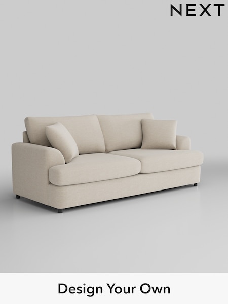 Fine Chenille Easy Clean/Oyster Parker Platform (H35581) | £1,375
