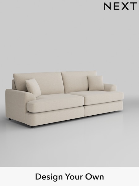 Fine Chenille Easy Clean/Oyster Parker Platform (H35581) | £1,475