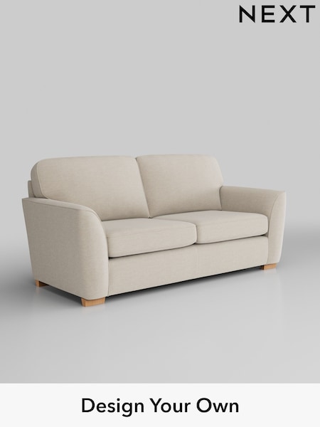 Fine Chenille Easy Clean/Oyster Malvern (H35583) | £1,075