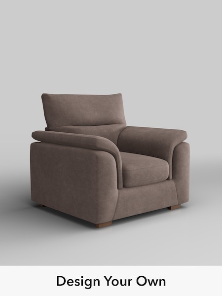 Luxe Chenille/Mink Brown Hayden Highback (H35591) | £850