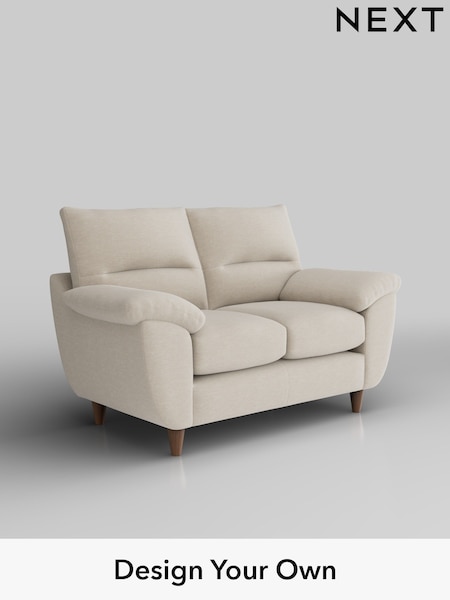 Fine Chenille Easy Clean/Oyster Elliot Highback (H35598) | £975