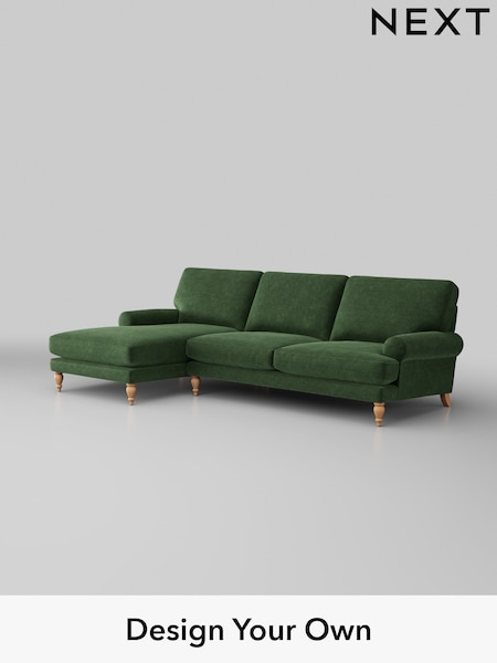 Luxe Chenille/Dark Green Erin Deep Relaxed Sit (H35641) | £2,099