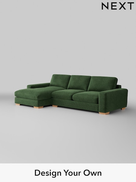 Luxe Chenille/Dark Green Houghton Deep Sit (H35645) | £2,399