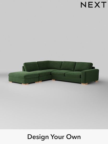 Luxe Chenille/Dark Green Houghton Deep Sit (H35645) | £2,750