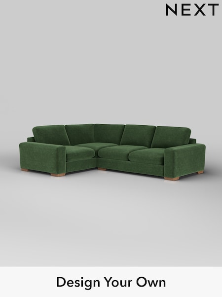 Luxe Chenille/Dark Green Houghton Deep Sit (H35645) | £2,725