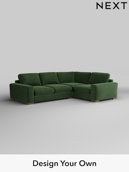 Luxe Chenille/Dark Green Houghton Deep Sit (H35645) | £2,725