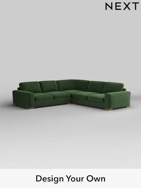 Luxe Chenille/Dark Green Houghton Deep Sit (H35645) | £3,025