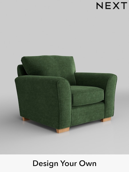 Luxe Chenille/Dark Green Michigan Ii (H35647) | £725