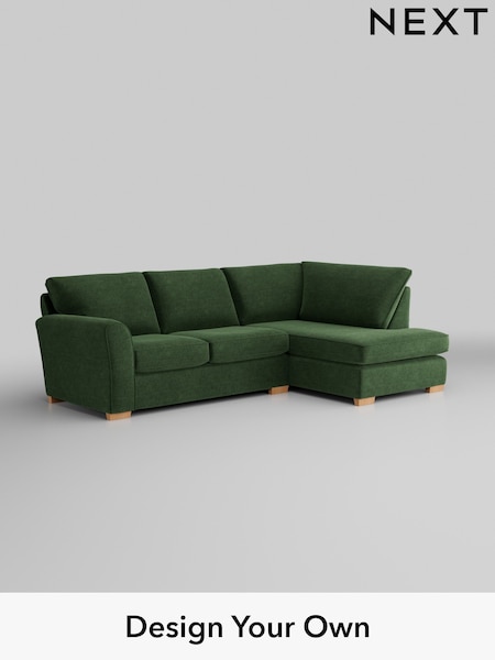 Luxe Chenille/Dark Green Michigan Ii (H35647) | £1,650