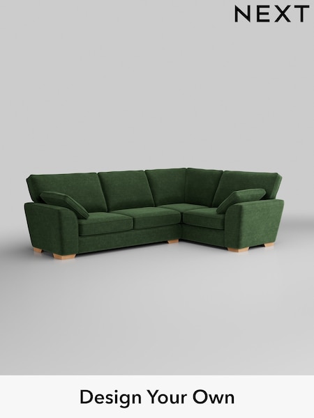 Luxe Chenille/Dark Green Stamford (H35648) | £2,225