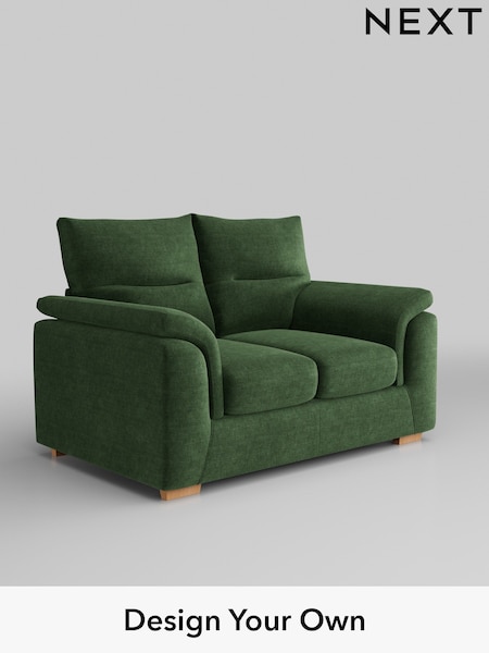 Luxe Chenille/Dark Green Hayden Highback (H35649) | £1,125