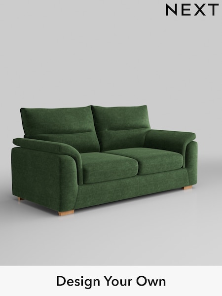 Luxe Chenille/Dark Green Hayden Highback (H35649) | £1,325