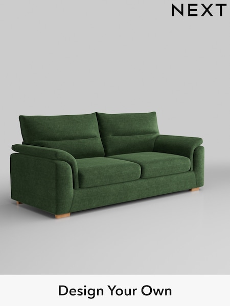 Luxe Chenille/Dark Green Hayden Highback (H35649) | £1,425