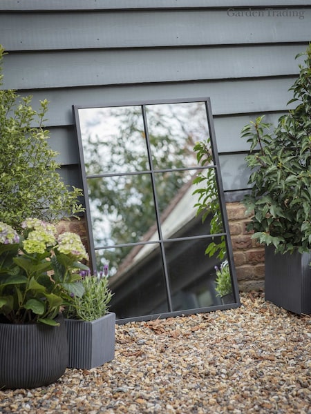 Garden Trading Black Fulbrook Mirror (H35653) | £190