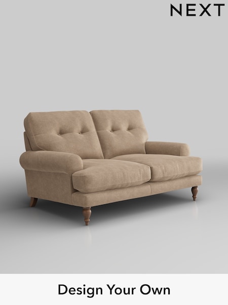 Luxe Chenille/Mid Camel Beige Erin Buttoned Back Deep Sit (H35657) | £1,275