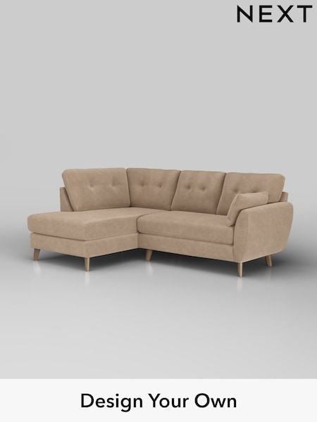 Luxe Chenille/Mid Camel Beige Wilson Buttoned Back (H35685) | £1,799