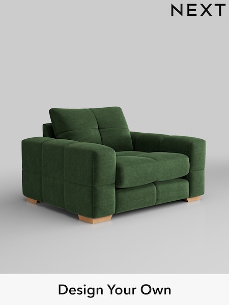 Luxe Chenille/Dark Green Brooke Deep Sit (H35687) | £1,425