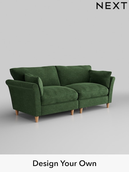 Luxe Chenille/Dark Green Hartley Relaxed Sit (H35688) | £1,475