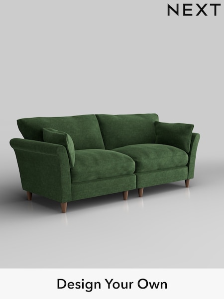 Luxe Chenille/Dark Green Hartley Relaxed Sit (H35688) | £1,475